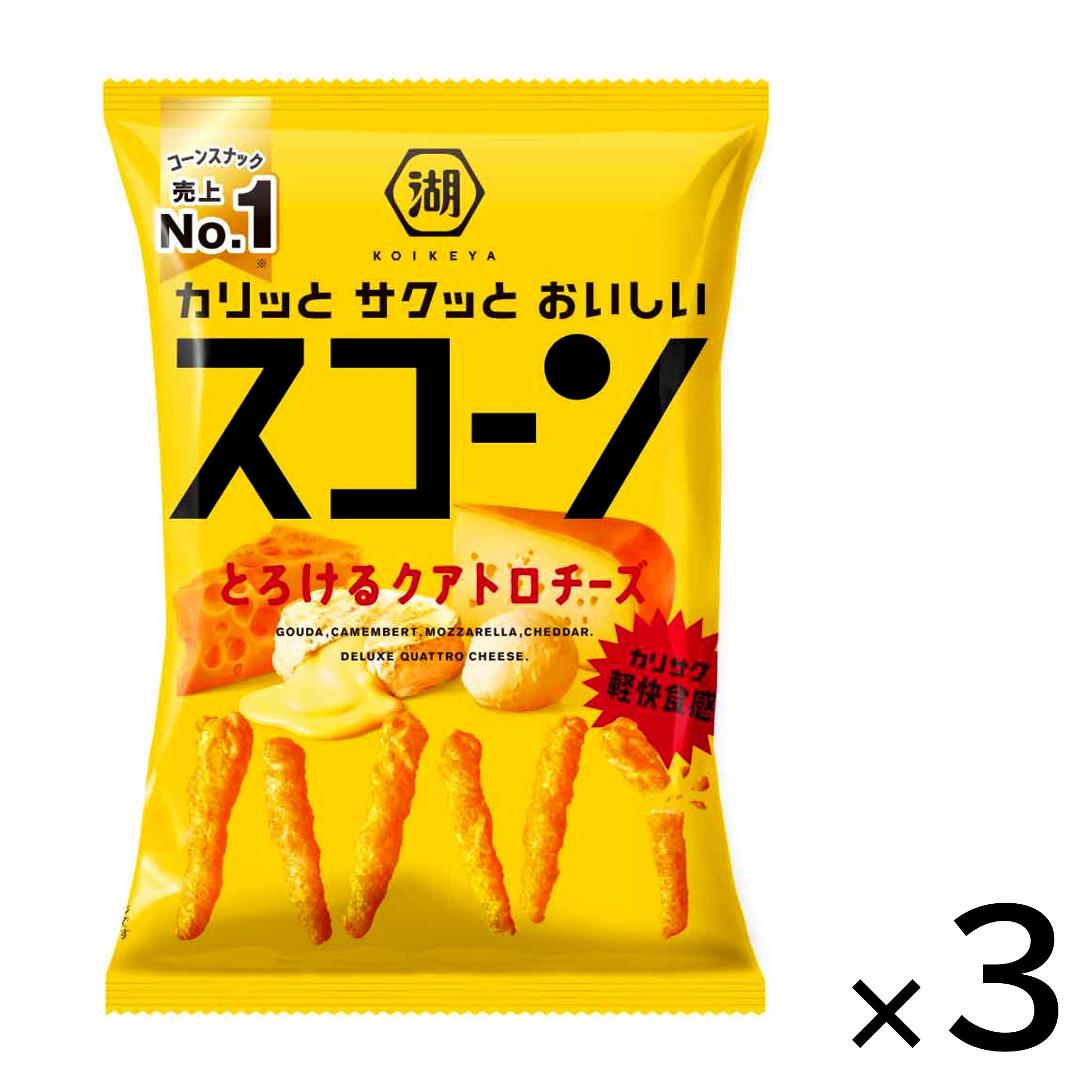 Koikeya Sucorn Melting Quattro Cheese【3 Set】